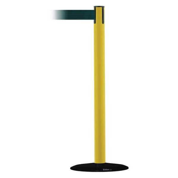Barrier Post with Belt, 13 ft. L, Green