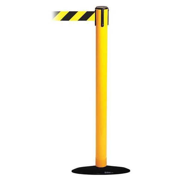 Barrier Post with Belt, ABS No Scuff