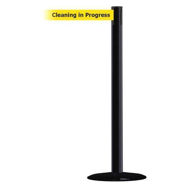 Barrier Post w/ Belt, 7-1/2 ft. L, Yellow