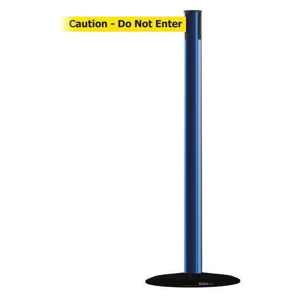 Barrier Post w/ Belt, 7-1/2 ft. L, Yellow