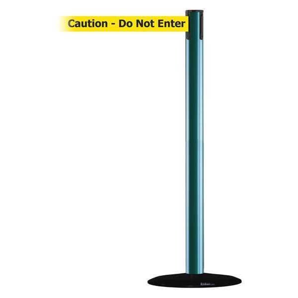 Barrier Post w/ Belt, 7-1/2 ft. L, Yellow