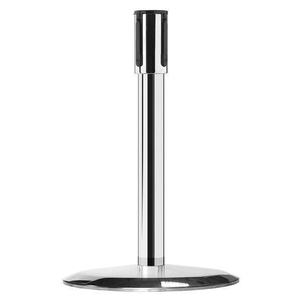 Receiver Post, 18 In H, Polished Chrome