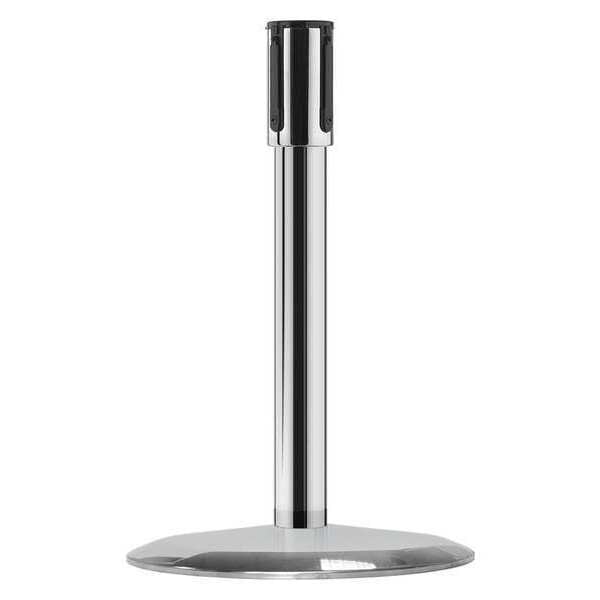 Receiver Post, 18 In H, Satin Chrome