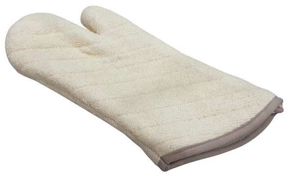 Oven Mitt, Hand Shaped, Natural, 17in