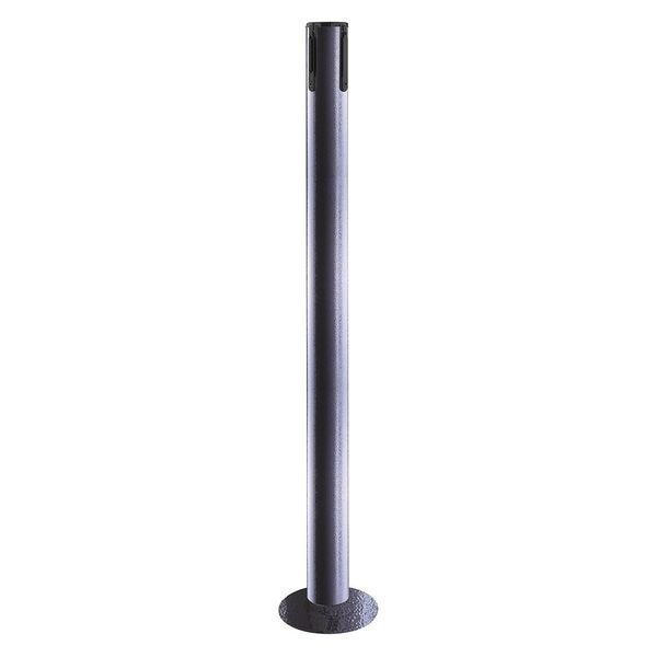 Receiver Post, 36-1/2In H, Gray Hammertone