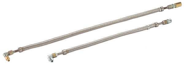 Stainless Steel Fuel Lines, Silver