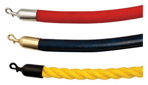 Barrier Rope, Velvet, 6 ft L