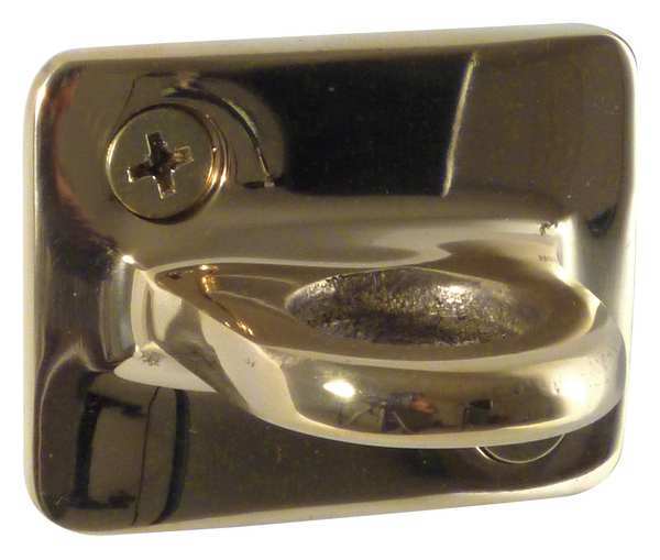 Wall Plate, Accepts 2 Ropes, 2 in H, 2 in W