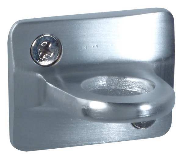 Wall Plate, Accepts 2 Ropes, 2 in H, 2 in W