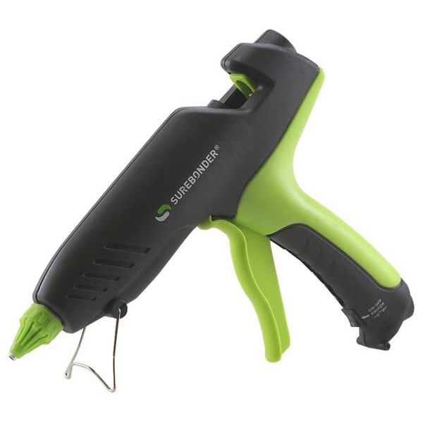 Glue Gun, 8 1/2 in L, 110 V, 100 W, 2.5 lb/hr