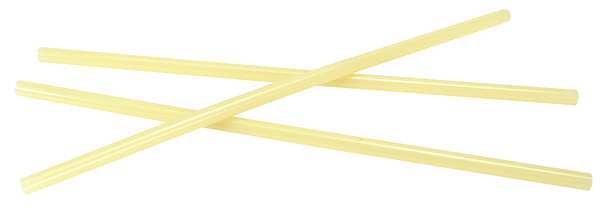 Hot Melt Adhesive, Tan, 7/16 in Diameter, 10 sec Begins to Harden