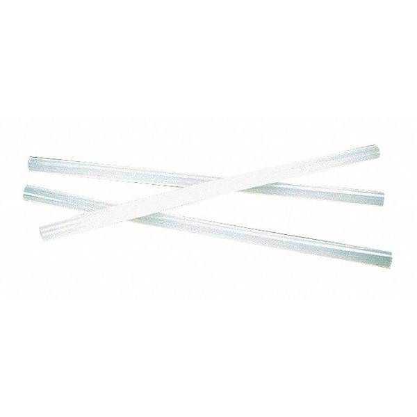 Hot Melt Adhesive, Clear, 7/16 in Diameter, 60 sec Begins to Harden