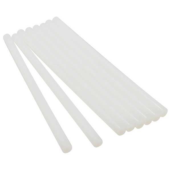 Hot Melt Adhesive, Clear, 5/8 in Diameter, 60 sec Begins to Harden