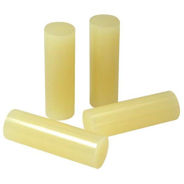 Hot Melt Adhesive, Tan, 5/8 in Diameter, 10 sec Begins to Harden