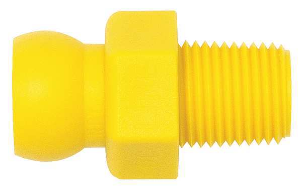 Acid Resist NPT Connector, 1/8In, PK50