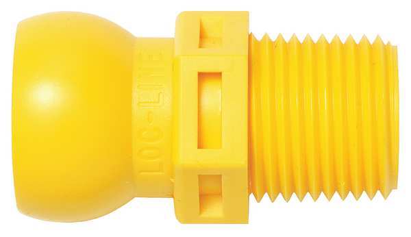 Acid Resist, Male, NPT Connector, 3/8, PK50