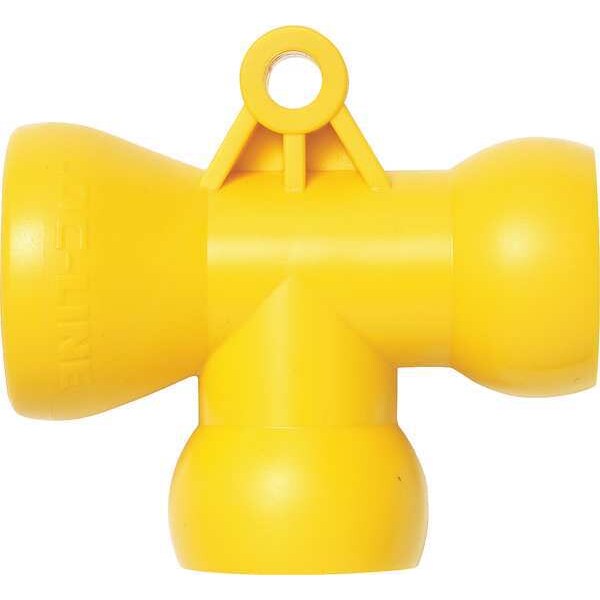 Acid Resist T Fitting, 1/2In, PK20