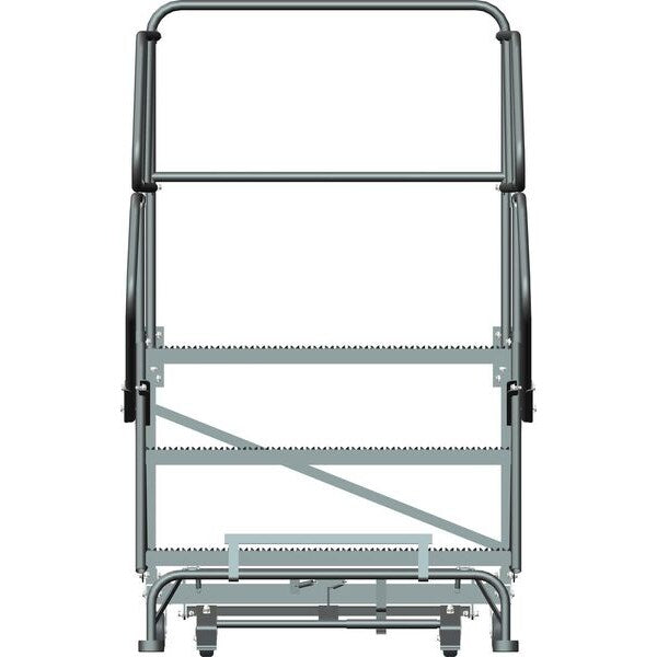 Roll Work Platform, Steel, Single, 30 In.H