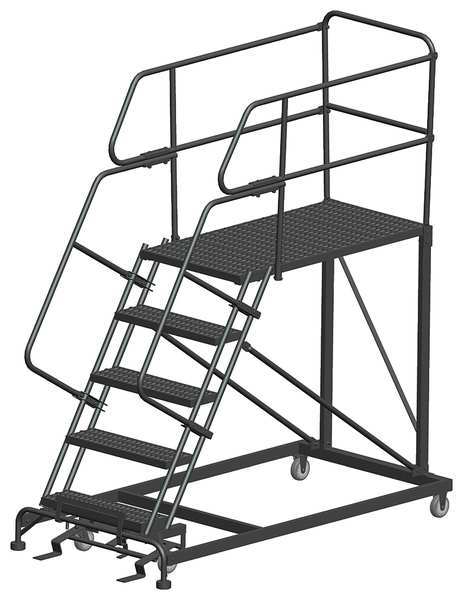 Roll Work Platform, Steel, Single, 50 In.H