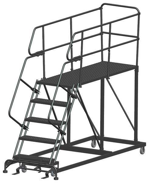 Roll Work Platform, Steel, Single, 50 In.H