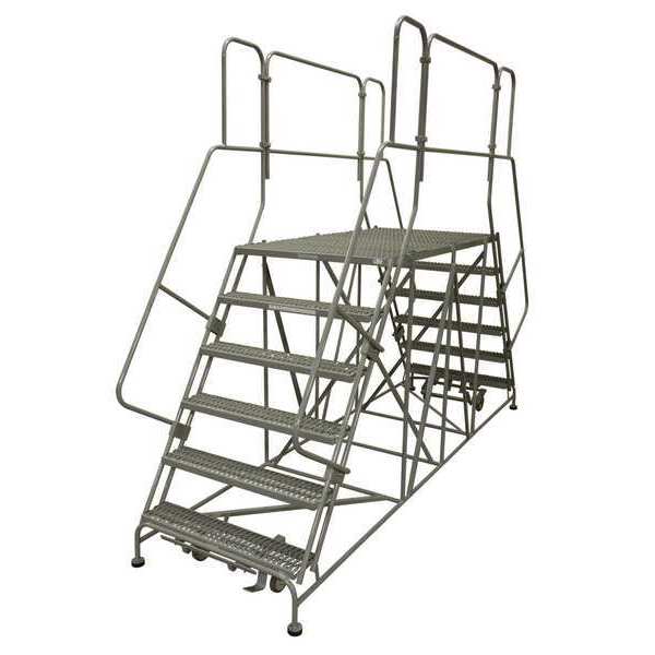 Work Platform, Dual Access, Steel, 60 In H