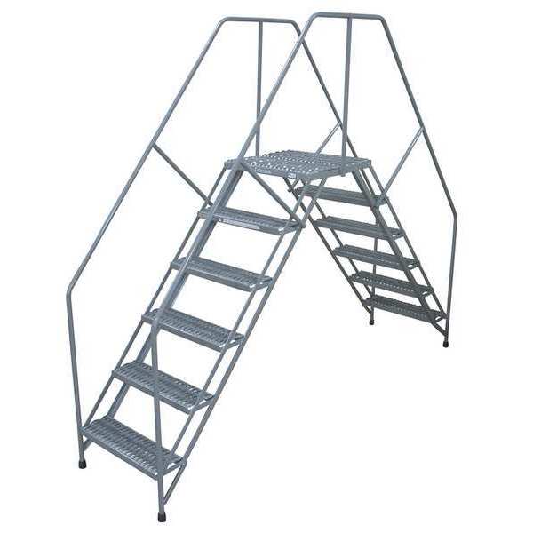 Crossover Ladder, Steel, 350 lb., 90 In. H