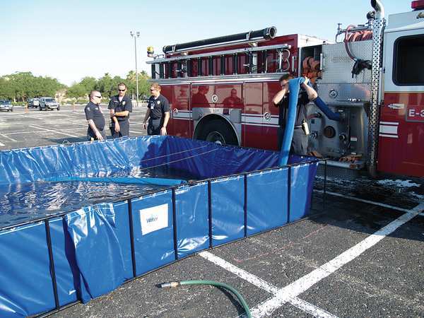 Water Storage Tank, Collapsible, 3000 Gal.