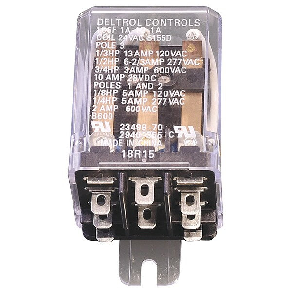 Plug-In Heat Relay, 24V, 3 Pole