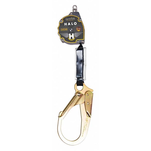 Halo Series 11 ft.L Self Retracting Lifeline w/ Rebar Hook