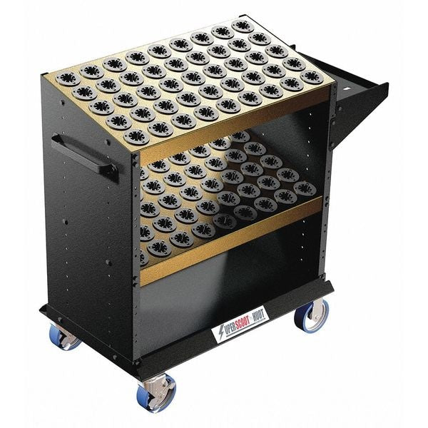 CNC Tool Cart, CAT30 Toolholders