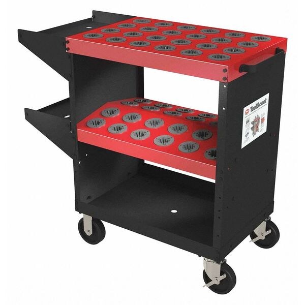CNC Tool Cart, CAT30 Toolholders