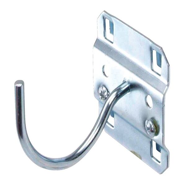 2-1/4 In. Curved Steel Pegboard Hook for LocBoard 5 Pack