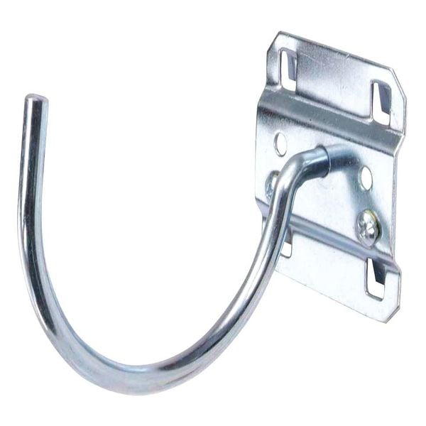 3-3/4 In. Curved Steel Pegboard Hook for LocBoard 5 Pack
