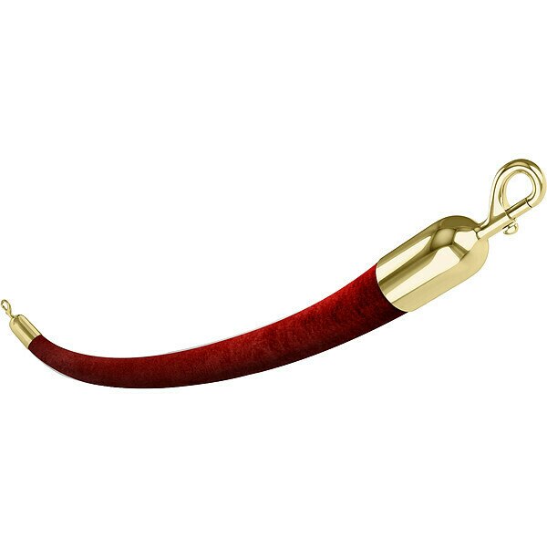 Barrier Rope, Velvet, 6 ft L