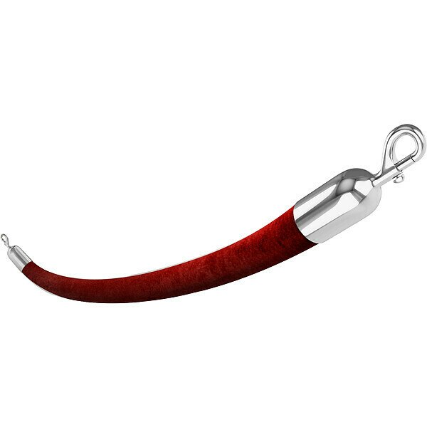Barrier Rope, Velour, 6 ft L