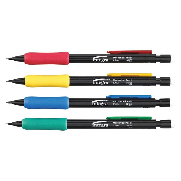 Grip Mechanical Pencils, Black Lead, PK12