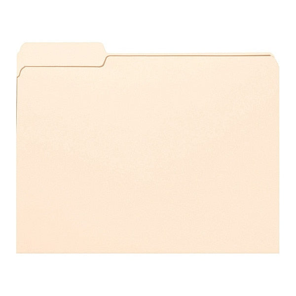 Manila File Folder, Letter, 1/3Cut, PK100