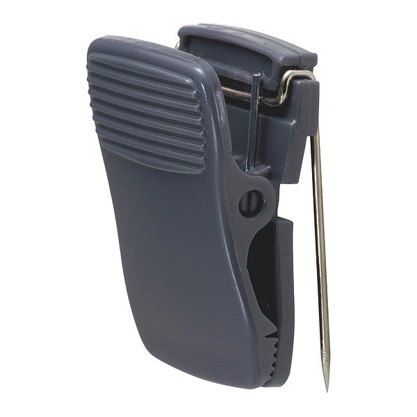 Plastic Cubicle Clips, Black, Plastic, PK24
