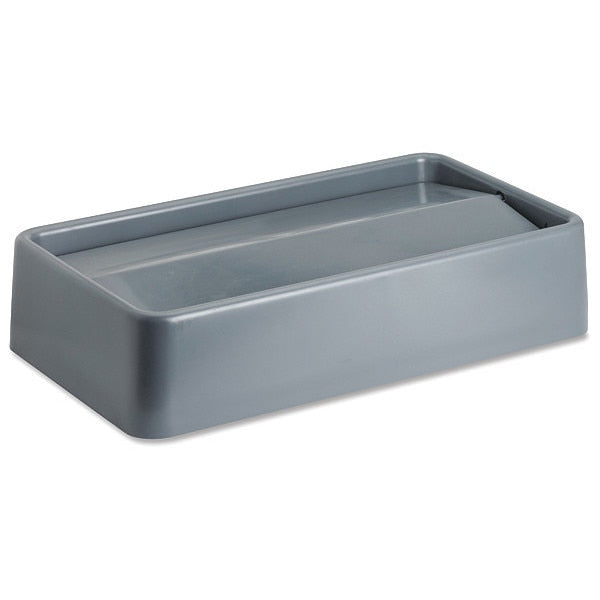 Swing Space-saving Container Swing Lid, 20.3 in W/Dia, Gray