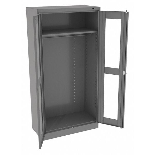 24 ga. ga. Steel Wardrobe Storage Cabinet, 36 in W, 72 in H