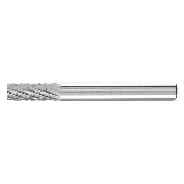 Carbide Bur - Cylind. (Plain End), DBL Cut - 1/4