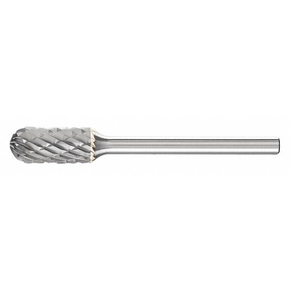 Carbide Bur - Cylind. (Radius End), SGL Cut - 1/4