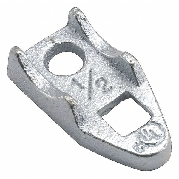 Clamp Back, 1/2 Rgd, 3/4 Emt, Mall Iron