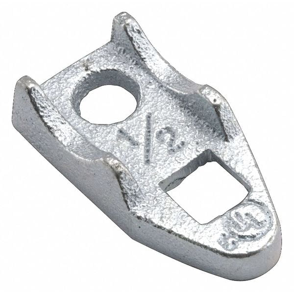 Clamp Back, Malleable Iron, Size 2-1/2