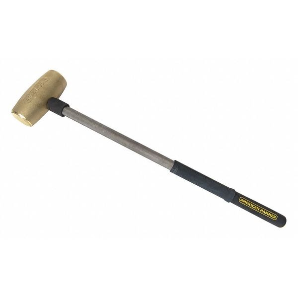 Hammer, Brass, Soft Grip, 8 lb.