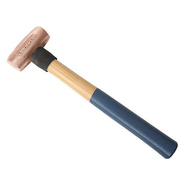Non-Spark Hammer, Copper, 3.5 lb., 14