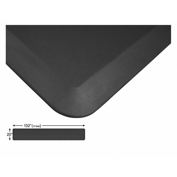 Continuous Comfort Mat, Black, 132