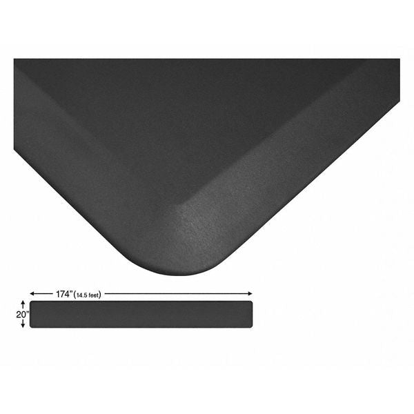 Continuous Comfort Mat, Black, 174