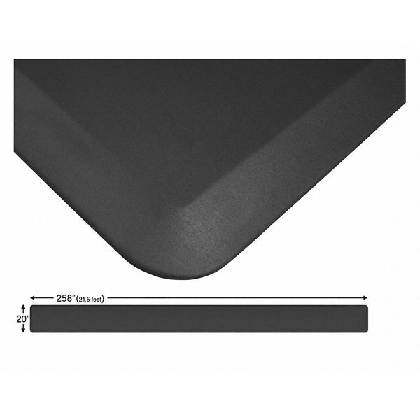 Continuous Comfort Mat, Black, 258
