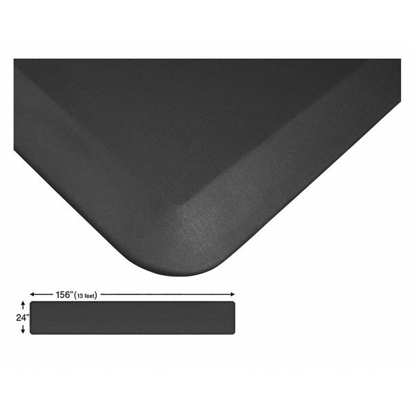 Continuous Comfort Mat, Black, 156